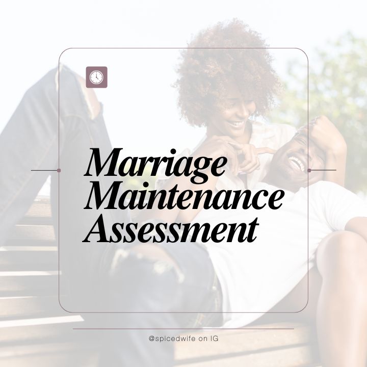 Marriage Maintenance Assessment